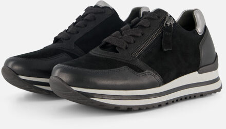 Gabor Sneakers zwart Suede - 36.5,37,37.5,38,38.5,39,40,41,43,36