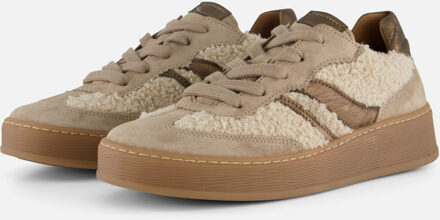 Gabor Teddy Sneakers beige Leer - 36,38,38.5,39,40,41,43.5