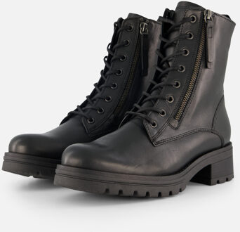 Gabor Veterboots zwart Leer - 36,37,37.5,38,38.5,39