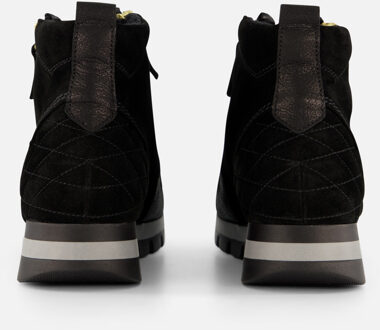 Gabor Veterboots zwart Suede - 39,40,41,36,37,37.5,38,38.5