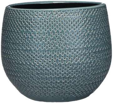 gabriel ronde pot blauw maat in cm: 16 x 18 - BLAUW