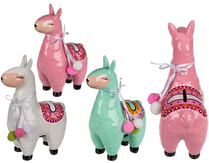 GADGET AND GIFTS LLAMA SPAARPOT, afmetingen: 13,5 x 22 x 7 cm