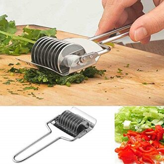 Gadget Roestvrij Staal Ui Chopper Slicer Knoflook Koriander Cutter Koken Tool Voor Keuken Goede Helper