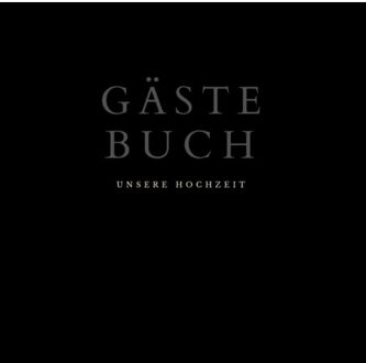 Gästebuch "unsere Hochzeit"- Hochzeitsgästebuch Black Premium Hardcover 78 Seiten - Julia S. Klein