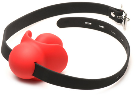 Gag Order - Extreme Silicone Ball Gag - Rood - Gag Order - Extreme Silicone Ball Gag - Rood