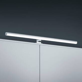 Gaia LED spiegellamp 79 cm chroom, gesatineerd