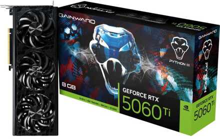Gainward GeForce RTX 5060 Ti Python III 8GB Grafische kaart