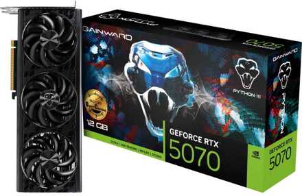 Gainward GeForce RTX 5070 Python III OC Grafische kaart
