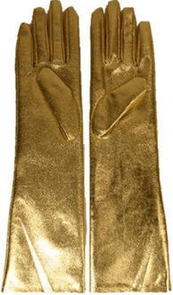 Gala handschoenen - Goud - Lang model - Verkleed handschoenen