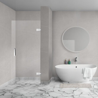 Galatina Nisdeur - 77.5x200cm - excl. montageset - helder glas R-GS-LX-C775