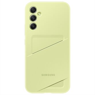 Galaxy A34 Card Slot Case Telefoonhoesje Groen