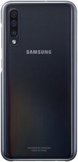 Galaxy A50 Gradation Back Cover Zwart/Transparant