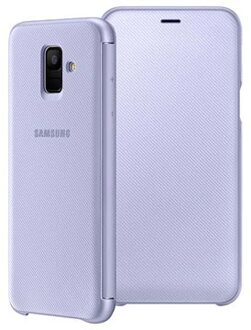 Galaxy A6 (2018) Wallet Cover Book Case Paars