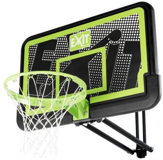 Galaxy Basketbalbord zonder dunkring Groen, Zwart