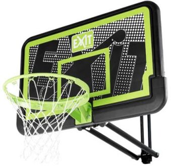 Galaxy Basketbalbord zonder dunkring Groen, Zwart
