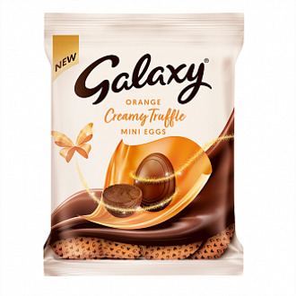 Galaxy Galaxy - Orange Creamy Truffle Mini Eggs 74 Gram