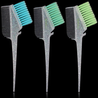Galaxy glitter Hair color brush-Hair dye brush- comb- Hair Coloring Tools Kit -Tinting brushes set- bleaching hair brush