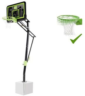 Galaxy Inground Basketbalring met dunkring Groen, Zwart