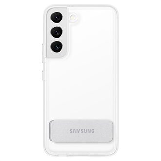 Galaxy S22 Clear Standing Back Cover Transparant