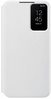 Galaxy S22+ Smart Clear View Cover (Wit)