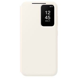Galaxy S23+ Hoesje - Originele Samsung Smart View Wallet Case - Cream