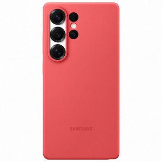 Galaxy S25 Ultra Silicone Case Telefoonhoesje Rood