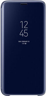 Galaxy S9 Clear View Standing Cover Blauw