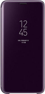 Galaxy S9 Clear View Standing Cover Paars
