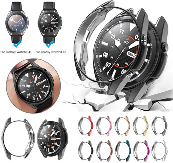 Galaxy Watch 3 Case for Samsung Galaxy Watch 3 45mm 41mm Protector Bumper Screen Protection Cover Cases