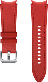 Galaxy Watch5 / Watch4 Hybrid Leather Strap 20mm S/M Red