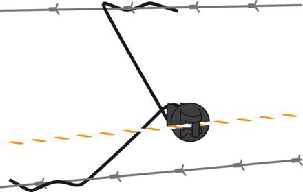 Gallagher Afstandisolator 30cm - Isolatoren - 25 stuks