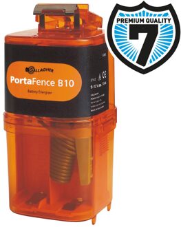 Gallagher B10 PortaFence - Accu schrikdraadapparaat - 7900V - 0,1J - 1