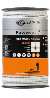 Gallagher Lint 12,5 mm - Powerline - 100 meter