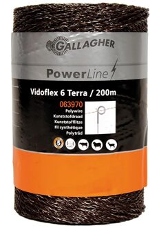 Gallagher Vidoflex 6 - Schrikdraad - 200m