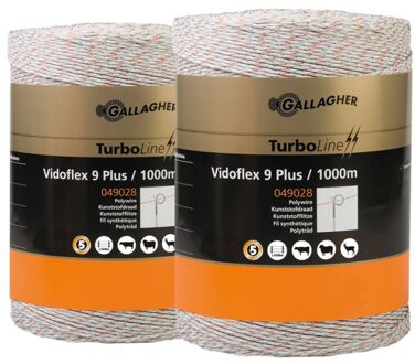 Gallagher Vidoflex 9 Plus - Schrikdraad - 2x1000 meter