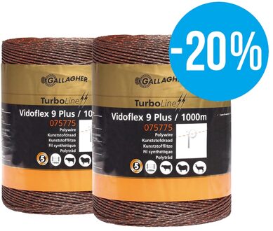Gallagher Vidoflex 9 TurboLine Plus - Geleiders - 1000 m - 2 stuks