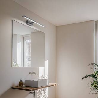 Gallery LED wandlamp, zwart, metaal, breedte 62 cm, IP44