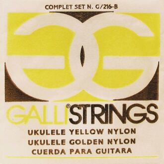 Galli G-216-Y snarenset ukelele snarenset ukelele, yellow nylon