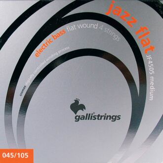 Galli JF-45105 snarenset elektrische basgitaar snarenset elektrische basgitaar, polished stainless steel medium, 045-065-085-105