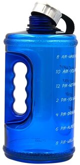 Gallon Water Fitness Workout Met Tijd Marker Drinken Grote 2.2l Grote Capaciteit Outdoor Fietsen Wandelen Vissen Draagbare Bottl BU