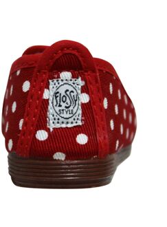 Gallur Kinder Plimsolls Rood/Wit