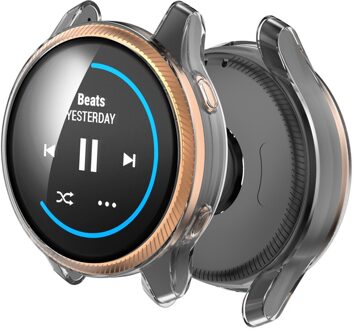 Galvaniseren Horloge Case Voor Garmin Venu Soft Tpu Volledige Dekking Screen Protector Bumper Shell Dunne Vervangbare Shockproof Cover doorzichtig