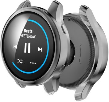 Galvaniseren Horloge Case Voor Garmin Venu Soft Tpu Volledige Dekking Screen Protector Bumper Shell Dunne Vervangbare Shockproof Cover grijs