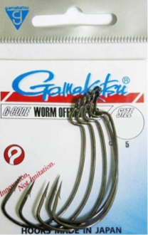 Gamakatsu Worm Offset EWG - Maat 1