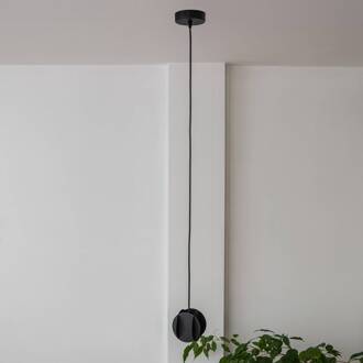 GAMBIT hanglamp, zwart, Ø 10 cm, metaal, GU10