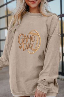 Game Day Voetbal Hoodie - maat S Salie Groen