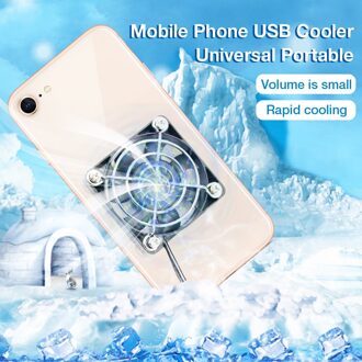 Game Gaming Shooter Mute Radiator Controller Koellichaam Universele Draagbare Mobiele Telefoon Cooler Usb Cooling Pad Cooler Fan