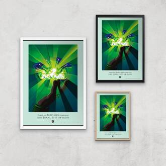 Game of Thrones Brave Men Giclee Art Print - A4 - White Frame Meerdere kleuren