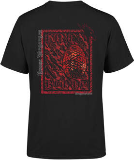 Game of Thrones Fire And Blood Men's T-Shirt - Black - 5XL Zwart