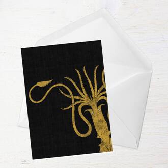 Game of Thrones House Greyjoy Greetings Card - Standard Card
